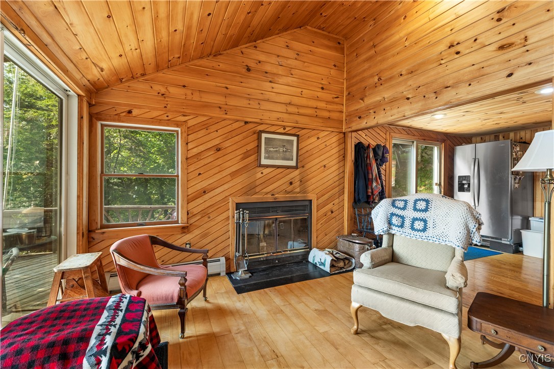 8119 Capron Road Woodgate, NY 13494 - Photo 18 of 37 Wood Fireplace