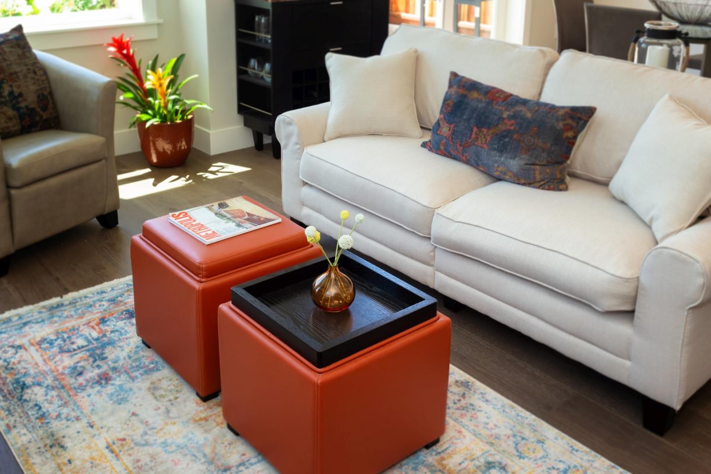 450 Granite Way Aptos, CA 95003 - Photo 12 of 37 a living room with furniture and flowers