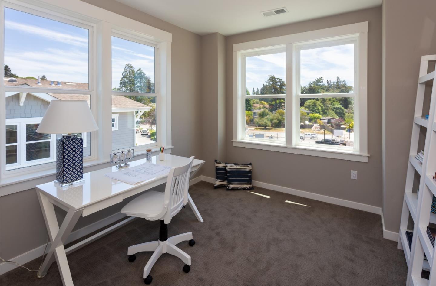 450 Granite Way Aptos, CA 95003 - Photo 31 of 37 a view of a workspace with furniture and a window