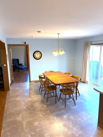 a view of a livingroom and dining room