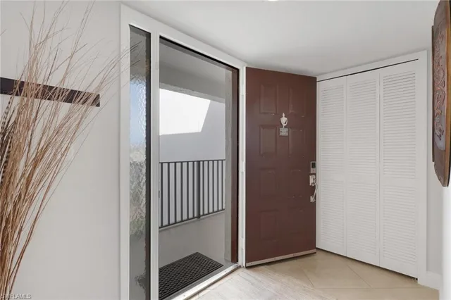 a view of a front door