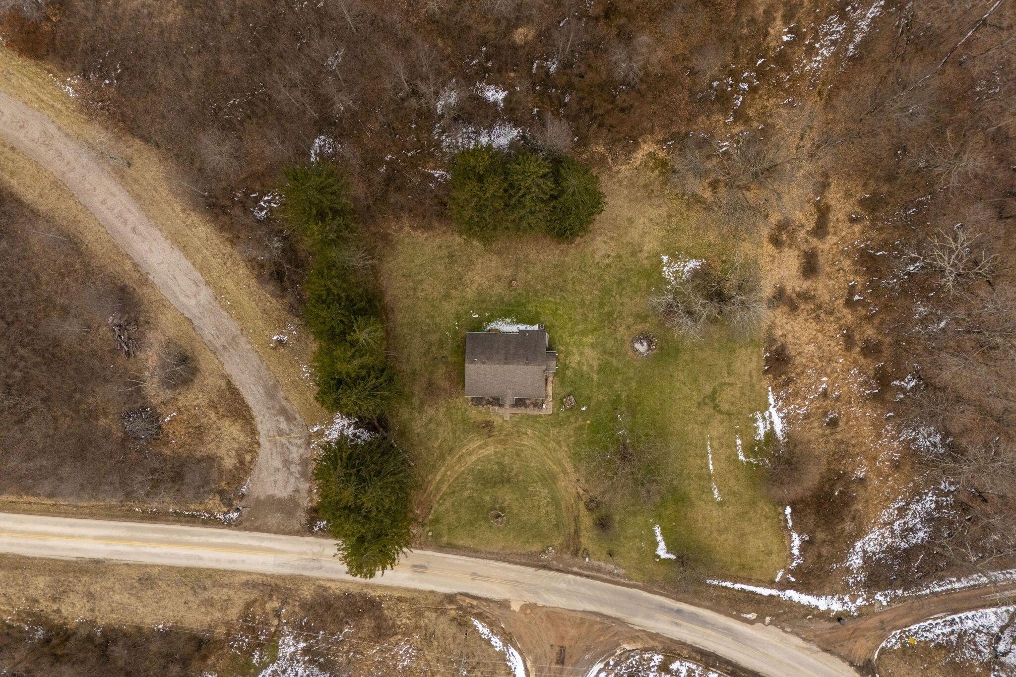25816 Goosecreek Road McArthur, OH 45651 - Photo 33 of 34 Aerial View - 25816 Goosecreek Road, McArthur, OH 45651