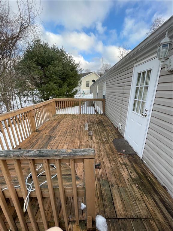 604 Deana Way Rochester, PA 15074 - Photo 19 of 25 a view of balcony with wooden floor and fence