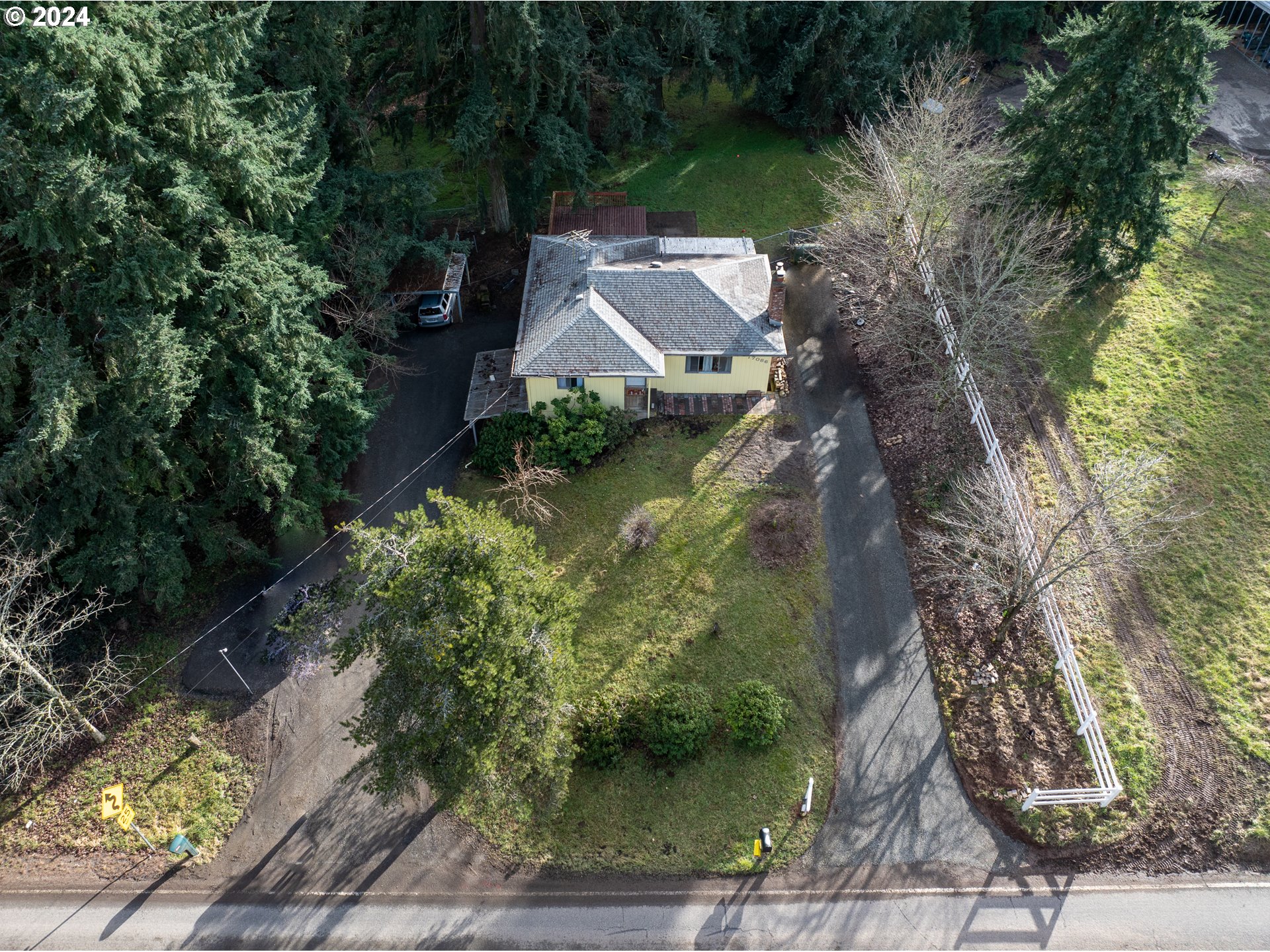 17086 South Gronlund Road Oregon City, OR 97045 - Photo 3 of 34 an aerial view of a house