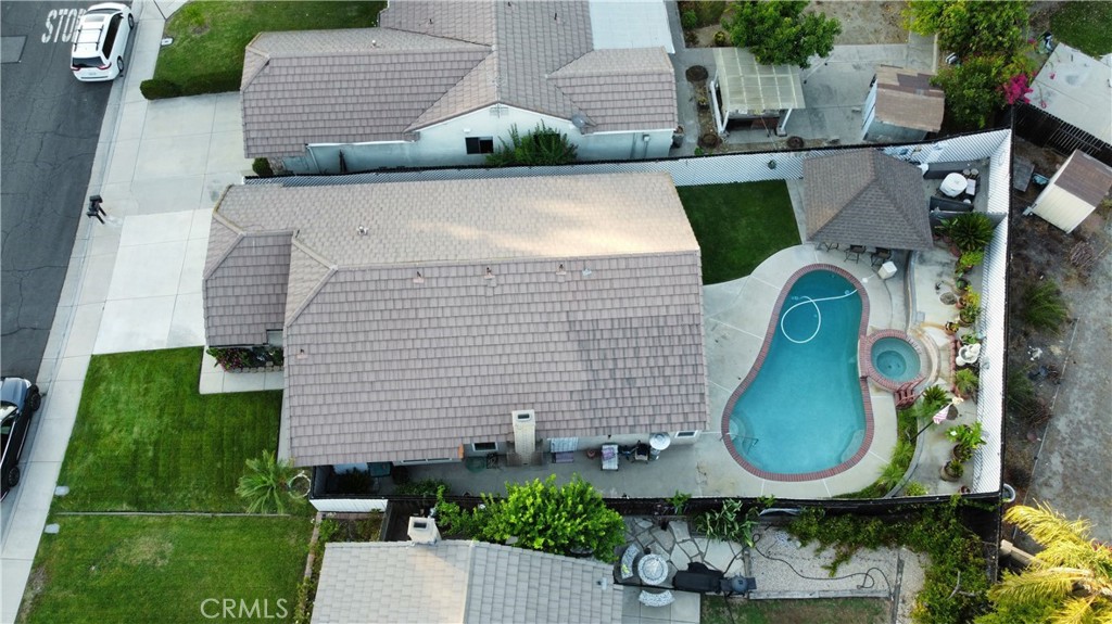 7153 Walcott Place Rancho Cucamonga, CA 91739 - Photo 2 of 35 an aerial view of a house having yard