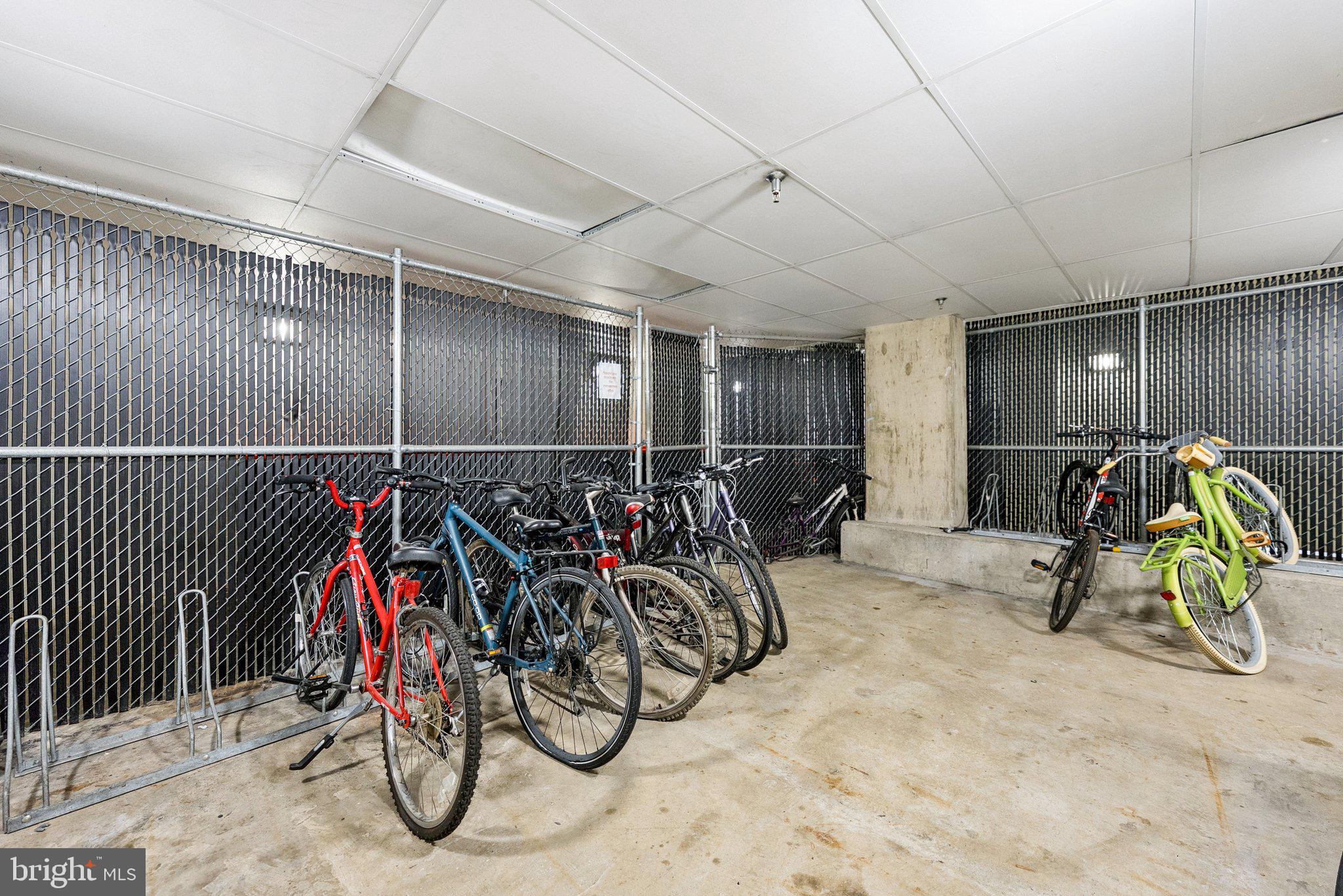 1111 11th Street Northwest, Unit 901 Washington, DC 20001 - Photo 22 of 24 a view of a bike garage