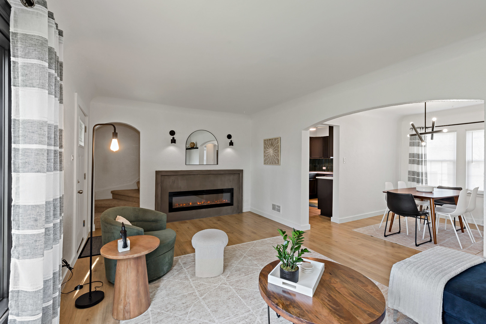 3634 177th Street Lansing, IL 60438 - Photo 10 of 15 a living room with furniture and a fireplace
