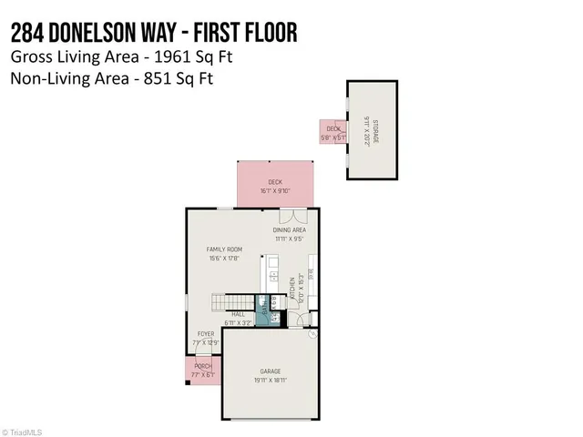 $295,000 | 284 Donelson Way, Burlington, NC 27217