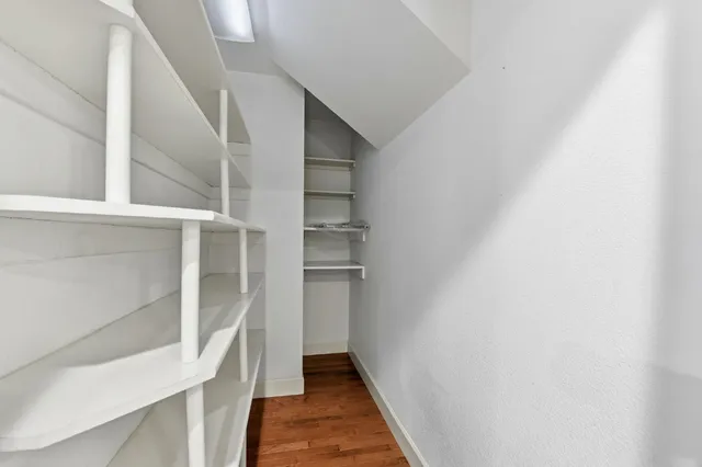 a view of walk in closet