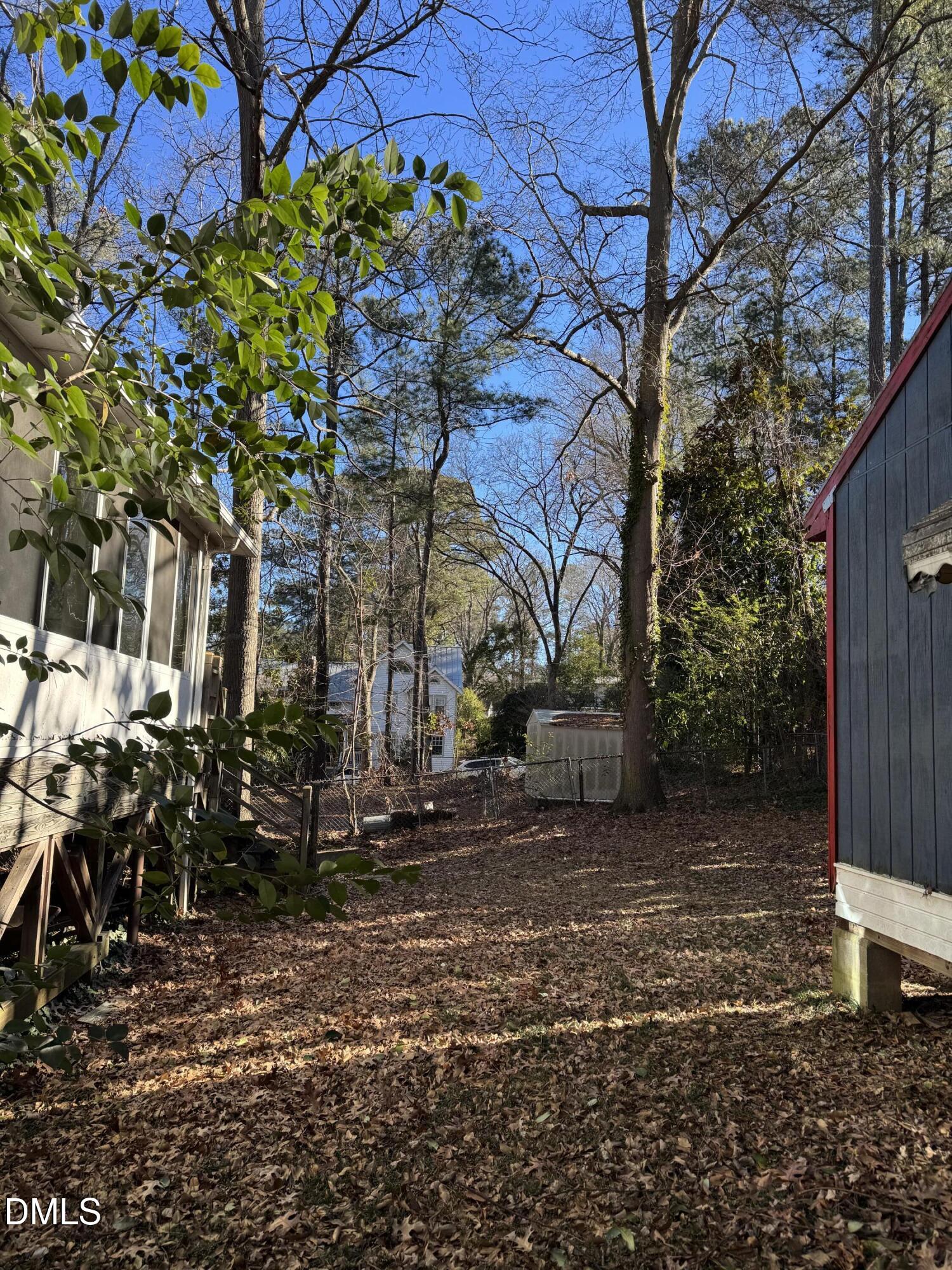 2601 Van Dyke Avenue Raleigh, NC 27607 - Photo 6 of 10 a view of a backyard with large trees