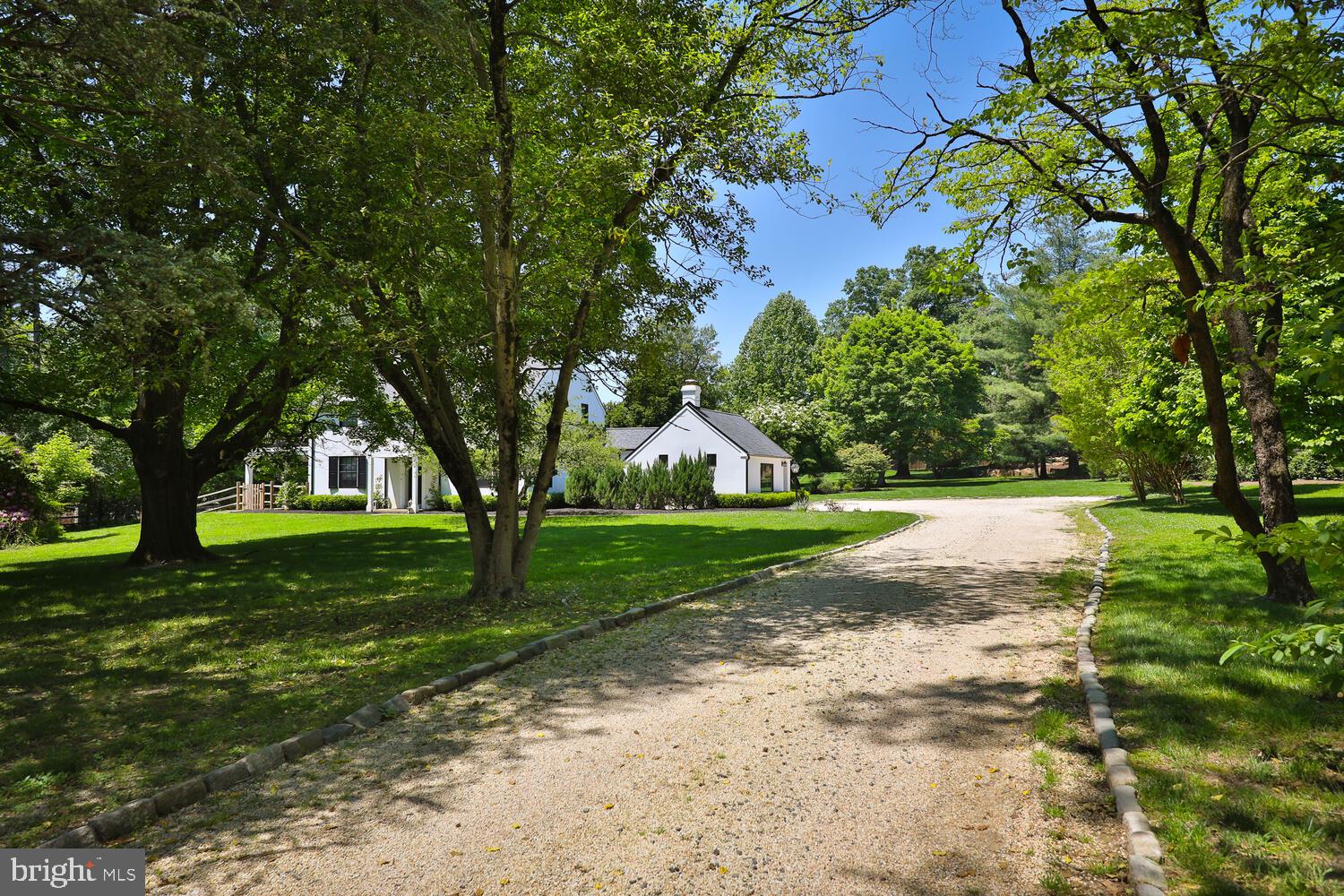 Tucked back into a 2.68 acre lot