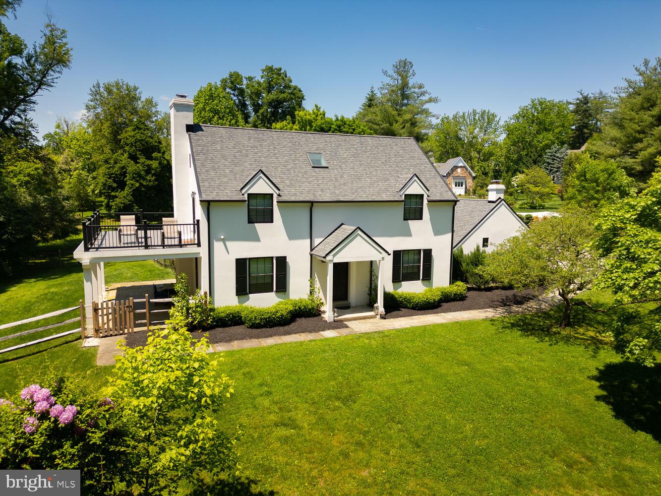 401 East Mill Road Flourtown, PA 19031 - Photo 3 of 33 View from the front. Deck off main bedroom.