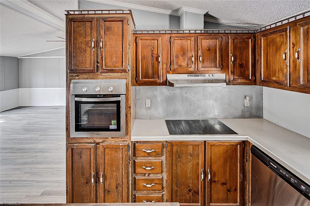 636 Ward Road Staley, NC 27355 - Photo 11 of 33 View of Kitchen with Great Room in back ground