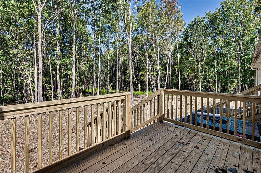 636 Ward Road Staley, NC 27355 - Photo 3 of 33 View of back yard from deck.