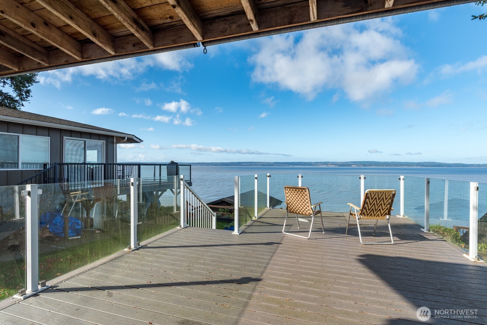 19422 Soundview Drive Northwest Stanwood, WA 98292 - Photo 22 of 33 a view of dining room with wooden floor