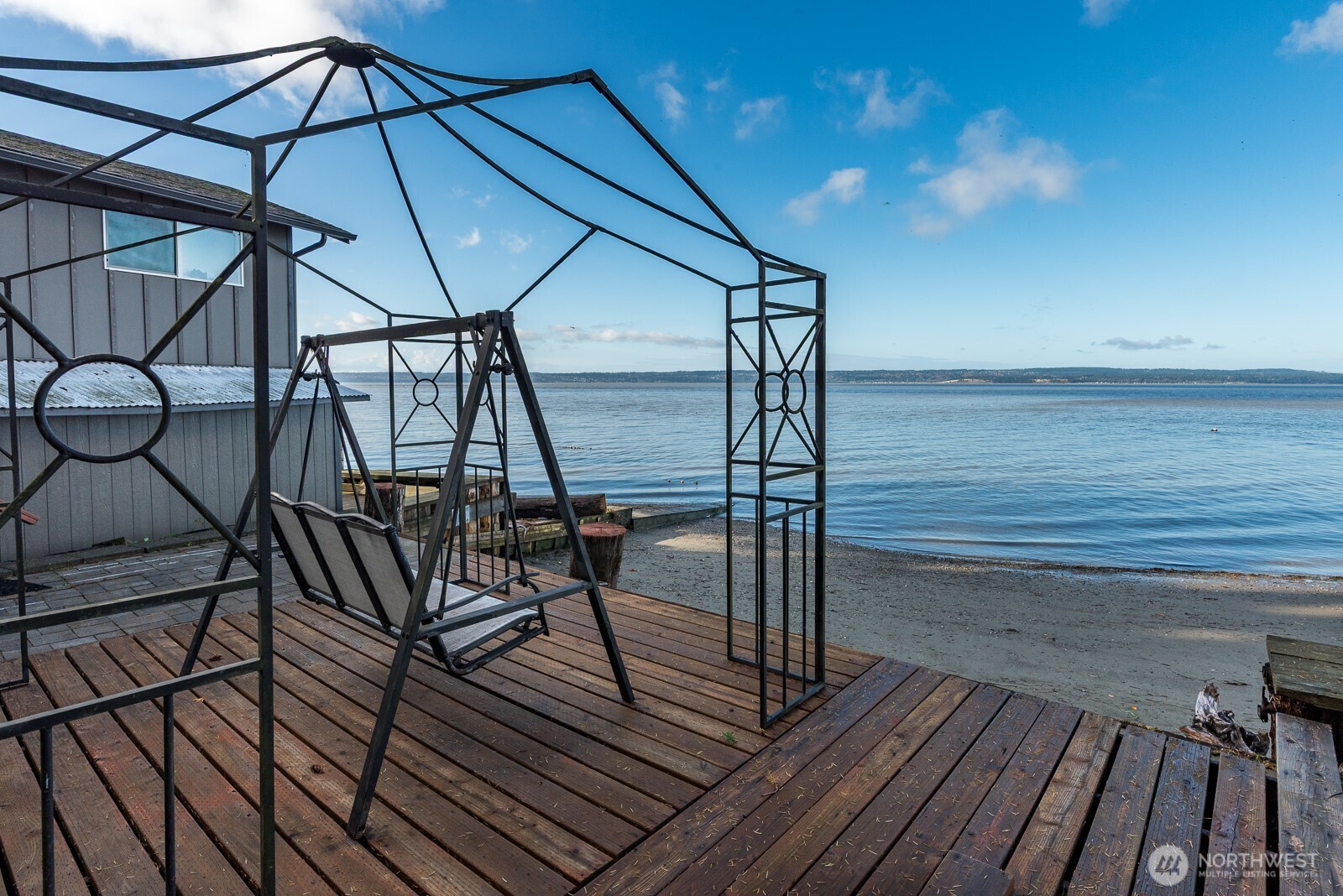 19422 Soundview Drive Northwest Stanwood, WA 98292 - Photo 28 of 33 a view of outdoor space with seating area