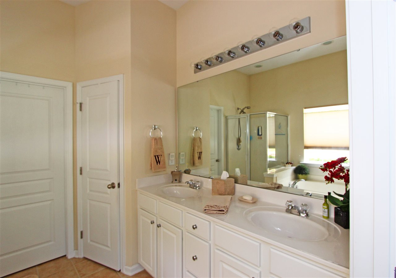 3402 Ranbir Drive Durham, NC 27713 - Photo 11 of 24 Vanity w/ Double Sinks, Garden Tub, Separate Shower, Tile Floors, Walk-In Closet Access Master Bath/Spa