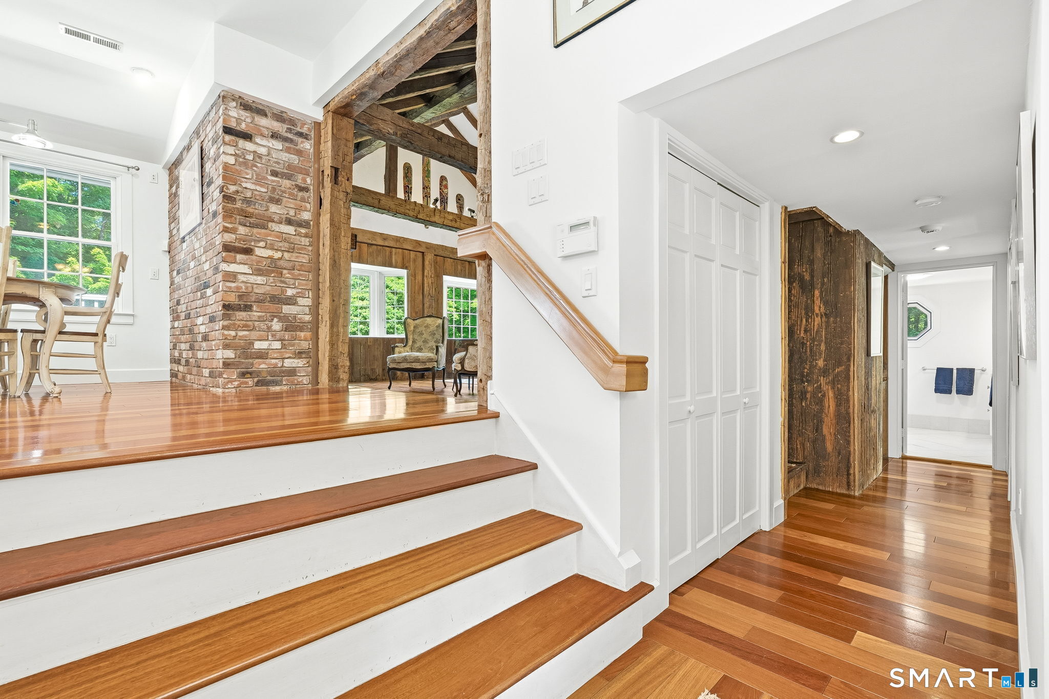 149 Old Redding Road Redding, CT 06896 - Photo 8 of 40 Main entrance. Brazilian cherry floor.
