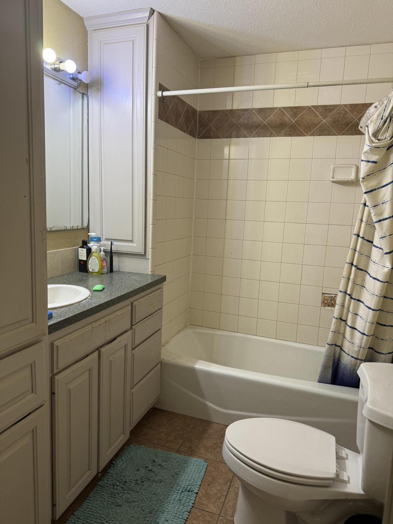 816 12th Street Wolfforth, TX 79382 - Photo 12 of 13 a bathroom with a sink a toilet and shower