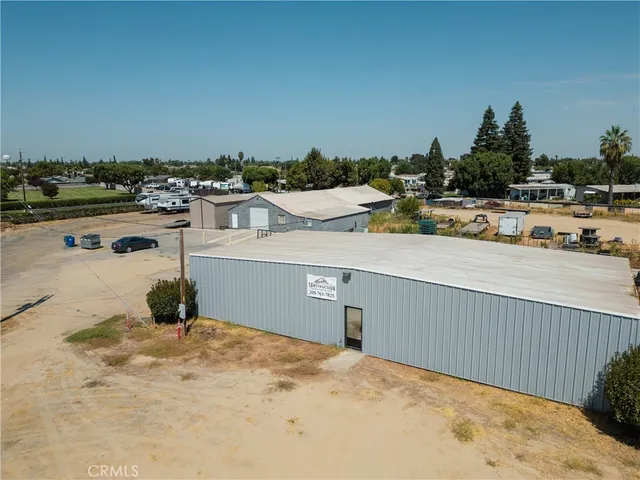 a view of a swimming pool and lounge chair