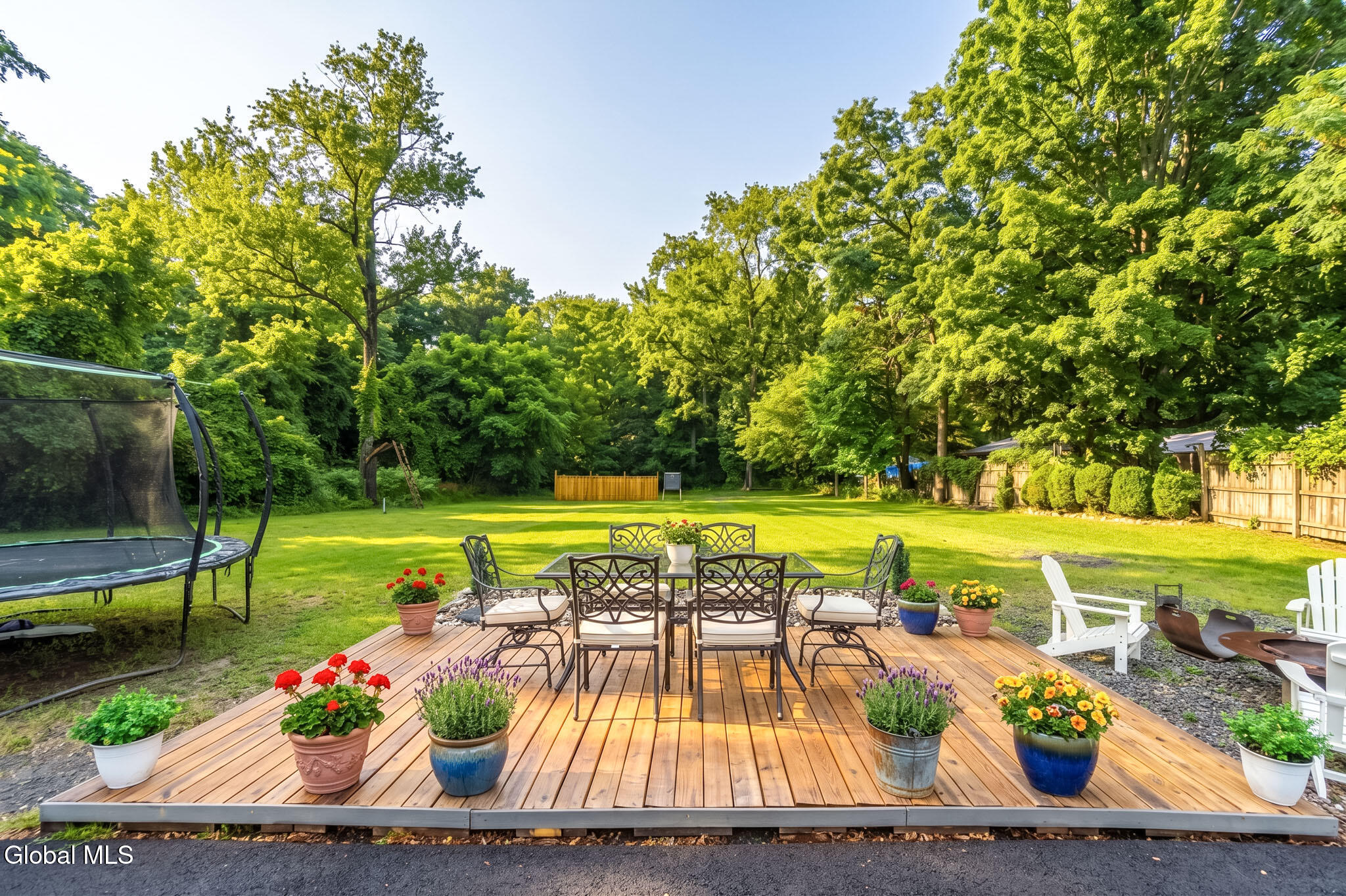 447 Krumkill Road Albany, NY 12203 - Photo 48 of 65 Wood deck, extra yard space