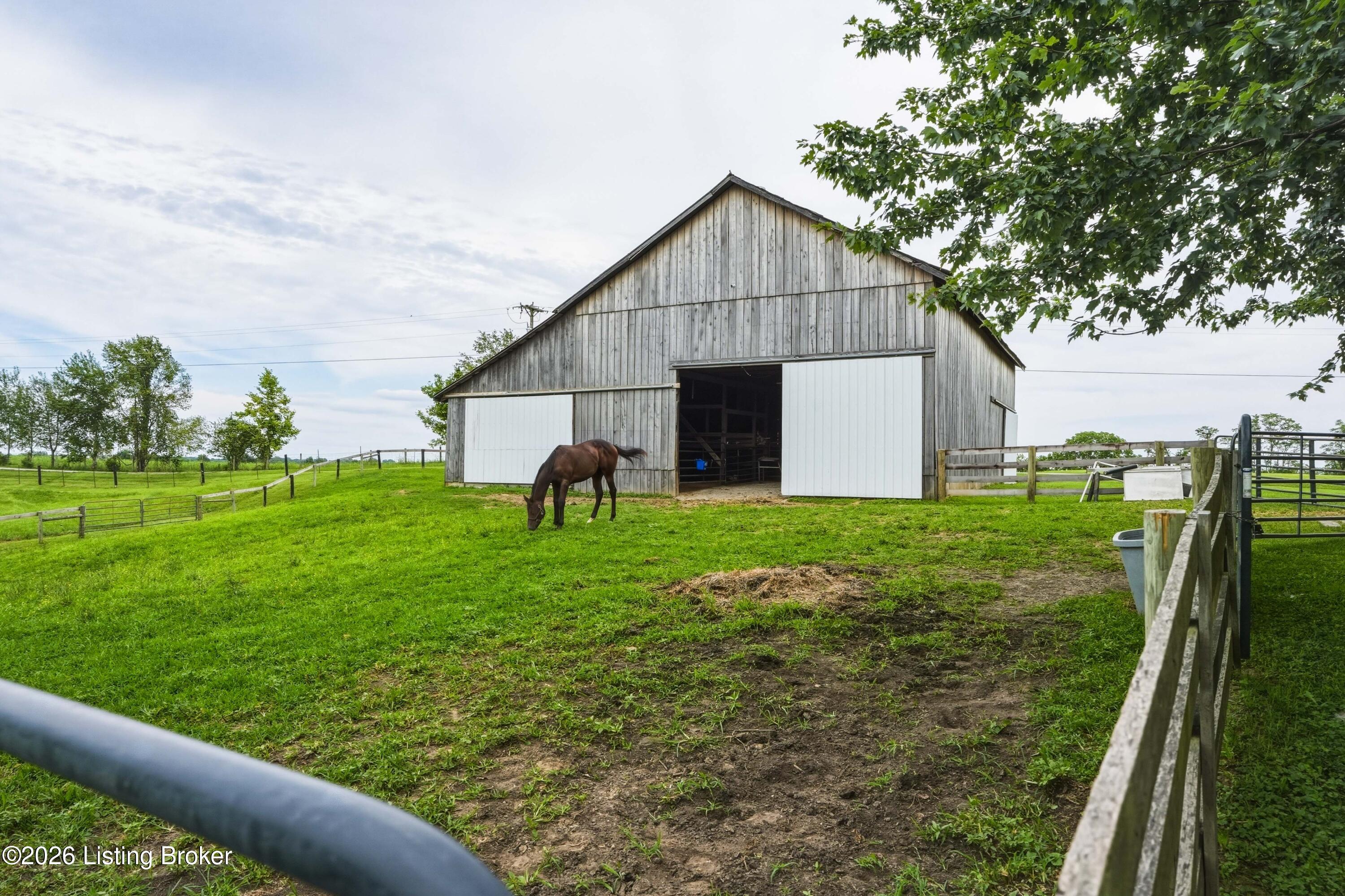 2714 Pea Ridge Road Waddy, KY 40076 - Photo 65 of 72 61_Barn_With_Horse