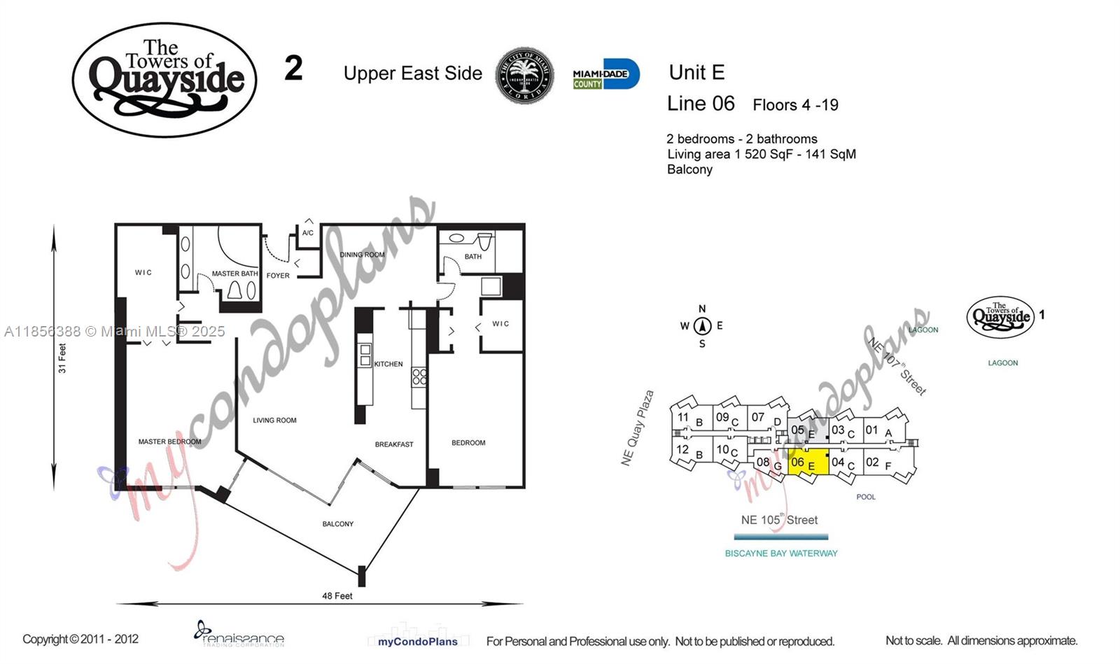 2000 Towerside Terrace, Unit 406 Miami, FL 33138 - Photo 56 of 56 a picture of a bathroom with a sink