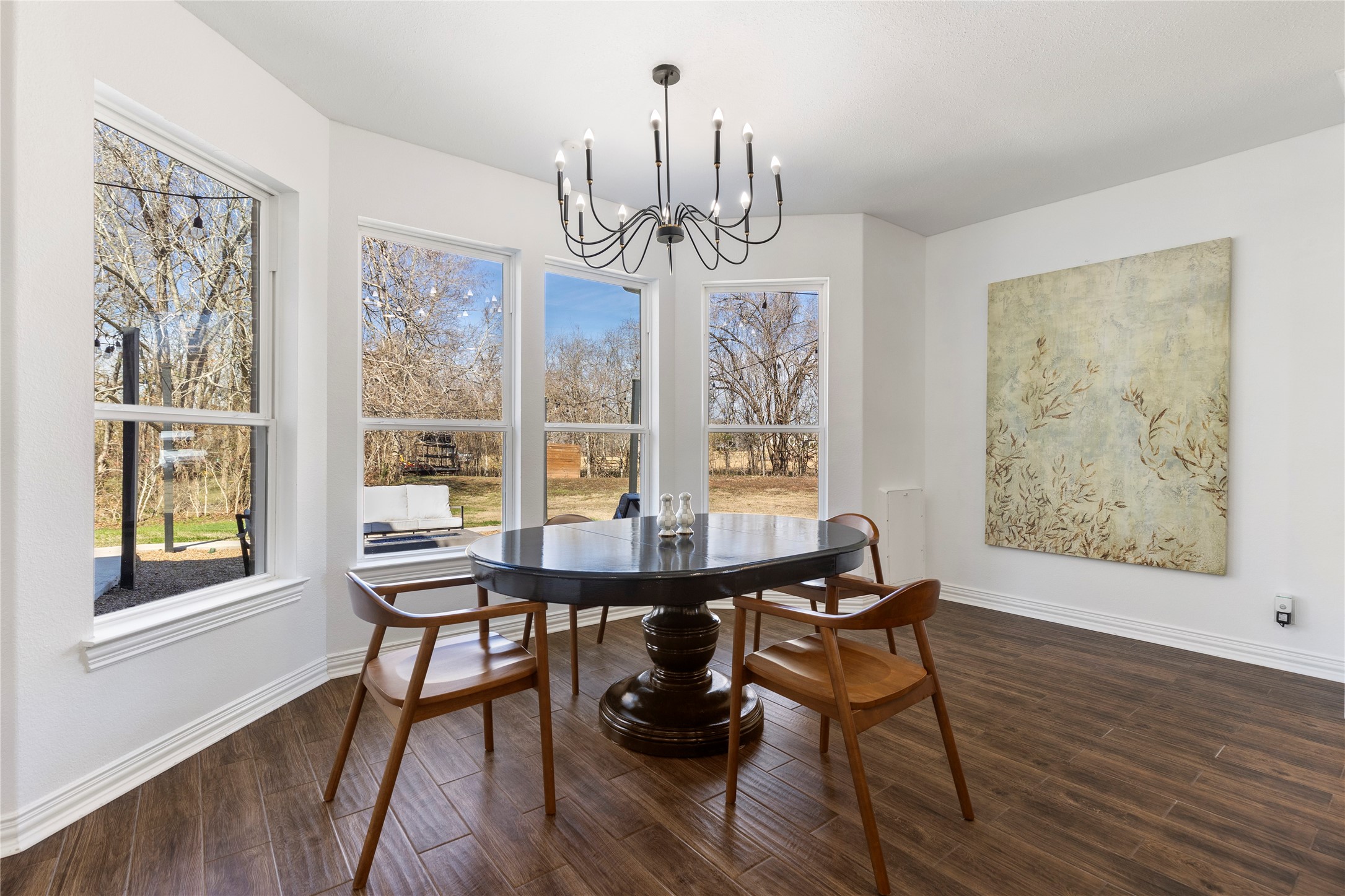 36345 Lady J Circle Wallis, TX 77485 - Photo 17 of 50 a view of a dining room with furniture window and wooden floor