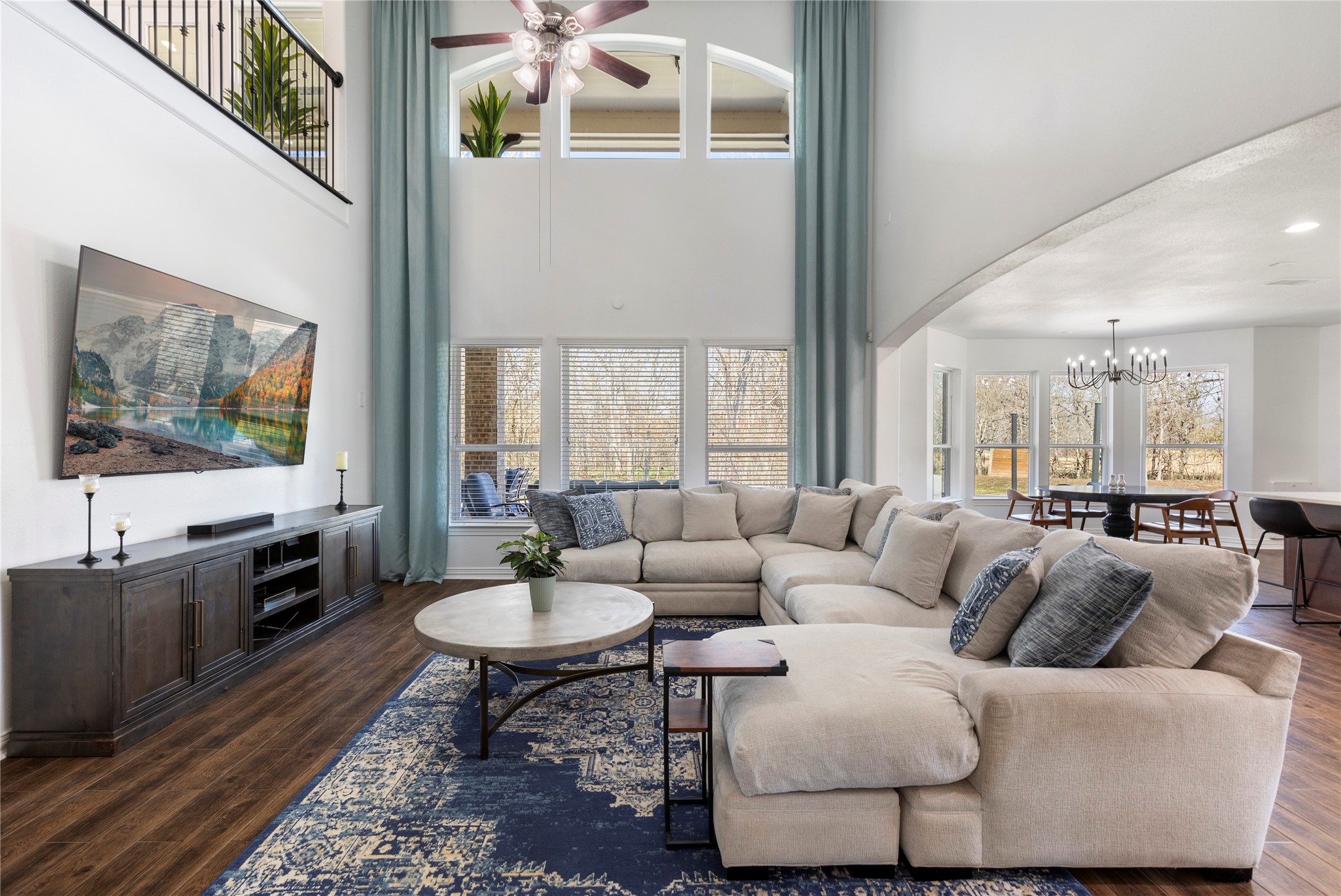 36345 Lady J Circle Wallis, TX 77485 - Photo 20 of 50 a living room with furniture a flat screen tv and a table