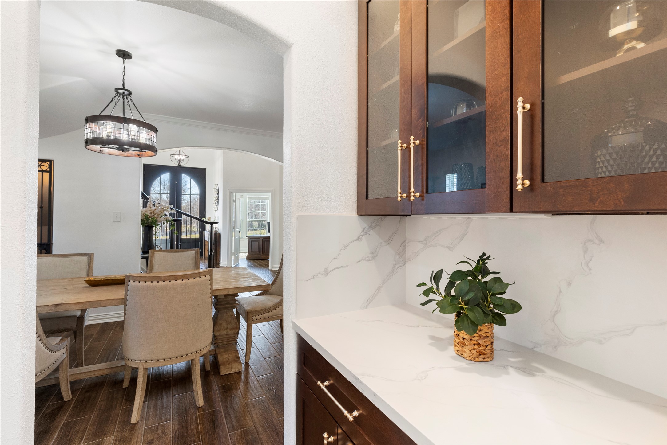 36345 Lady J Circle Wallis, TX 77485 - Photo 22 of 50 a view of a dining room with furniture and wooden floor