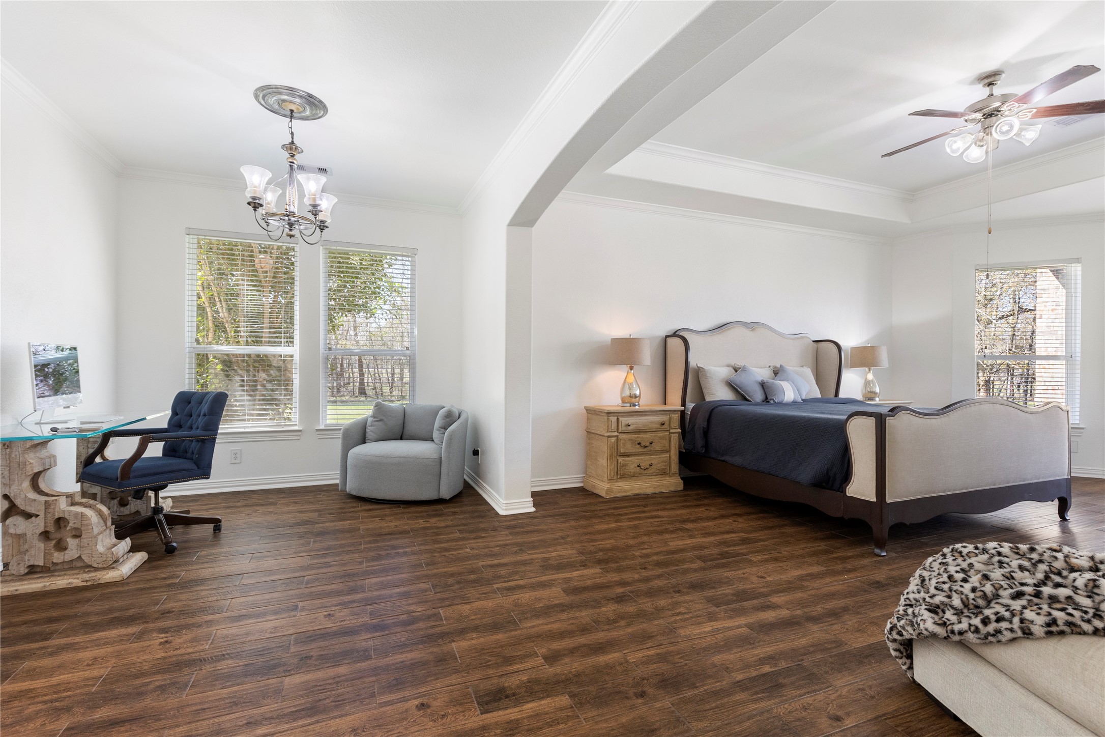 36345 Lady J Circle Wallis, TX 77485 - Photo 26 of 50 a bedroom with furniture and a large window