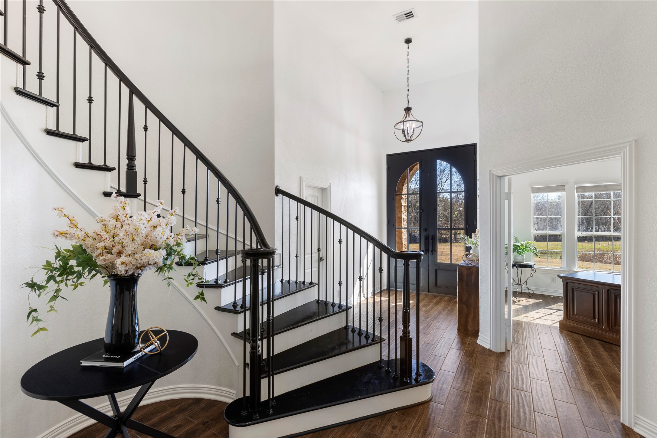 36345 Lady J Circle Wallis, TX 77485 - Photo 3 of 50 a view of entryway and hall with wooden floor