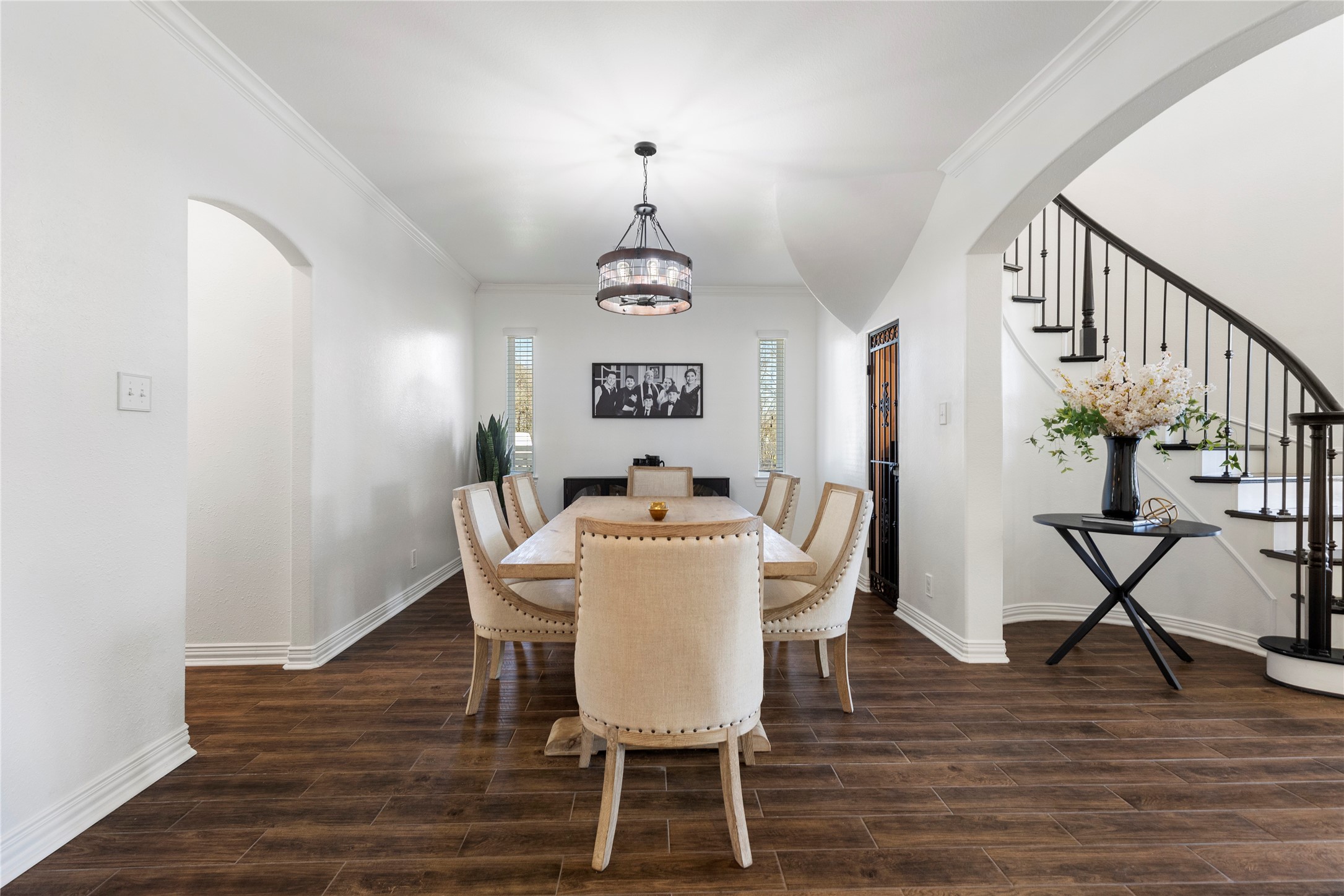 36345 Lady J Circle Wallis, TX 77485 - Photo 9 of 50 a view of a dining room with furniture window and wooden floor