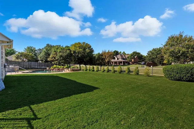 a view of a green field