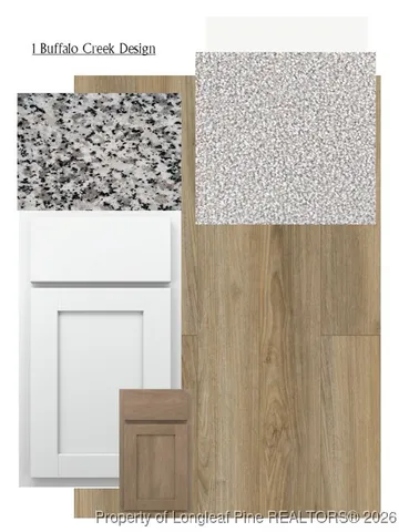 a bathroom with a shower curtain and a sink