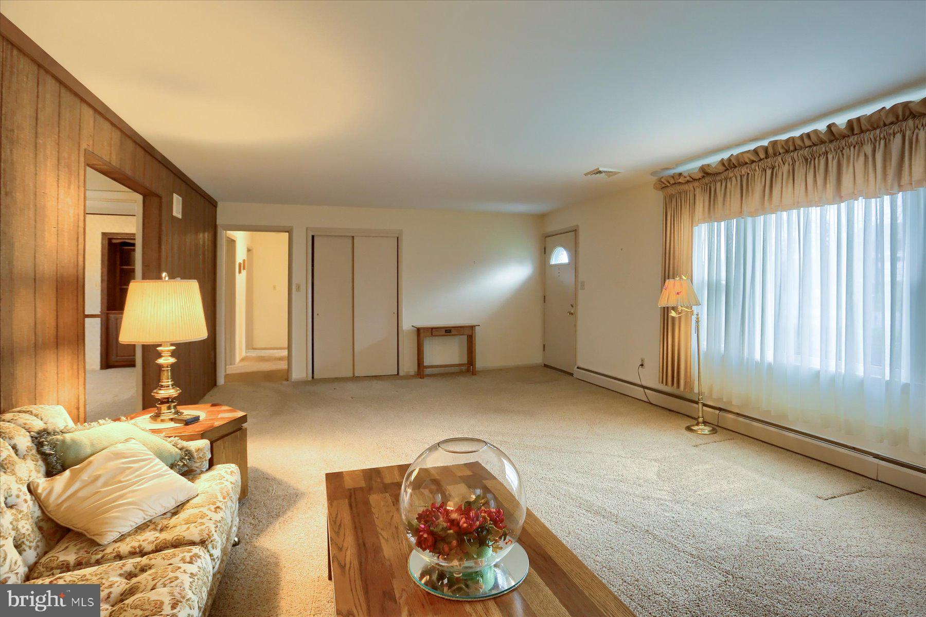 Wood flooring under the carpet...