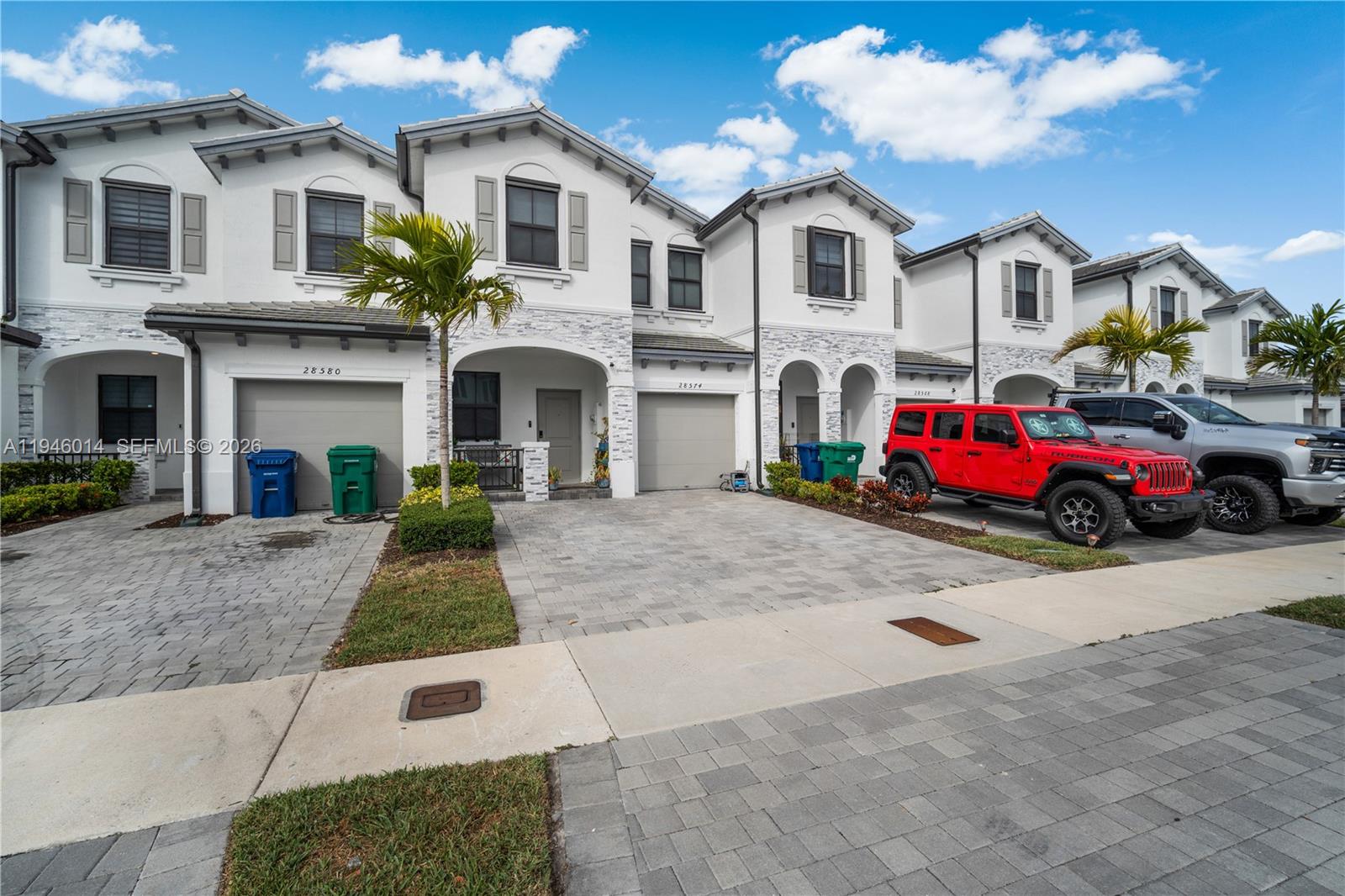 a house view with a outdoor space