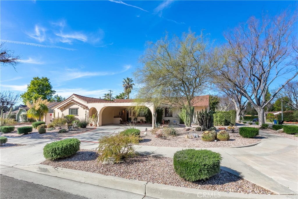 a view of outdoor space with garden view