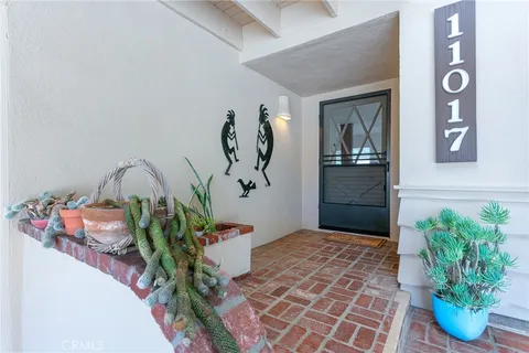 a view of front door