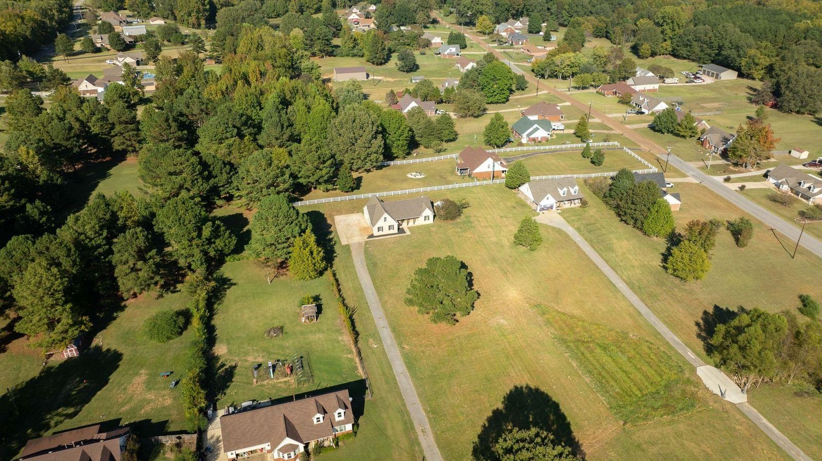 1088 Akins Store Road Munford, TN 38058 - Photo 38 of 40 an aerial view of residential house with swimming pool