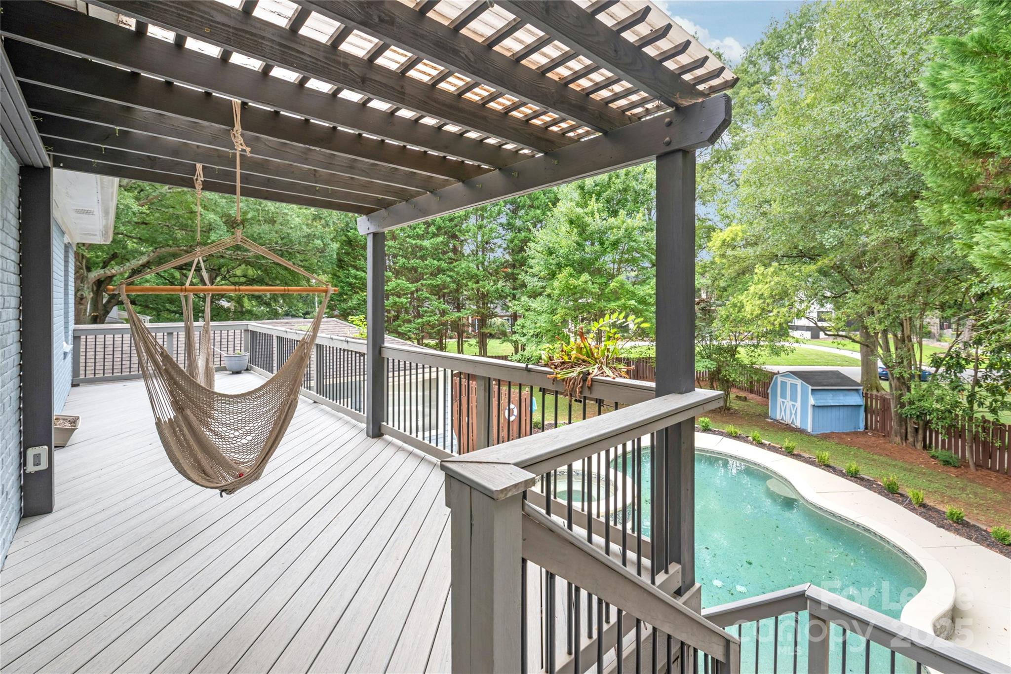 3726 Providence Road Charlotte, NC 28211 - Photo 33 of 45 a view of a chairs and table in the balcony