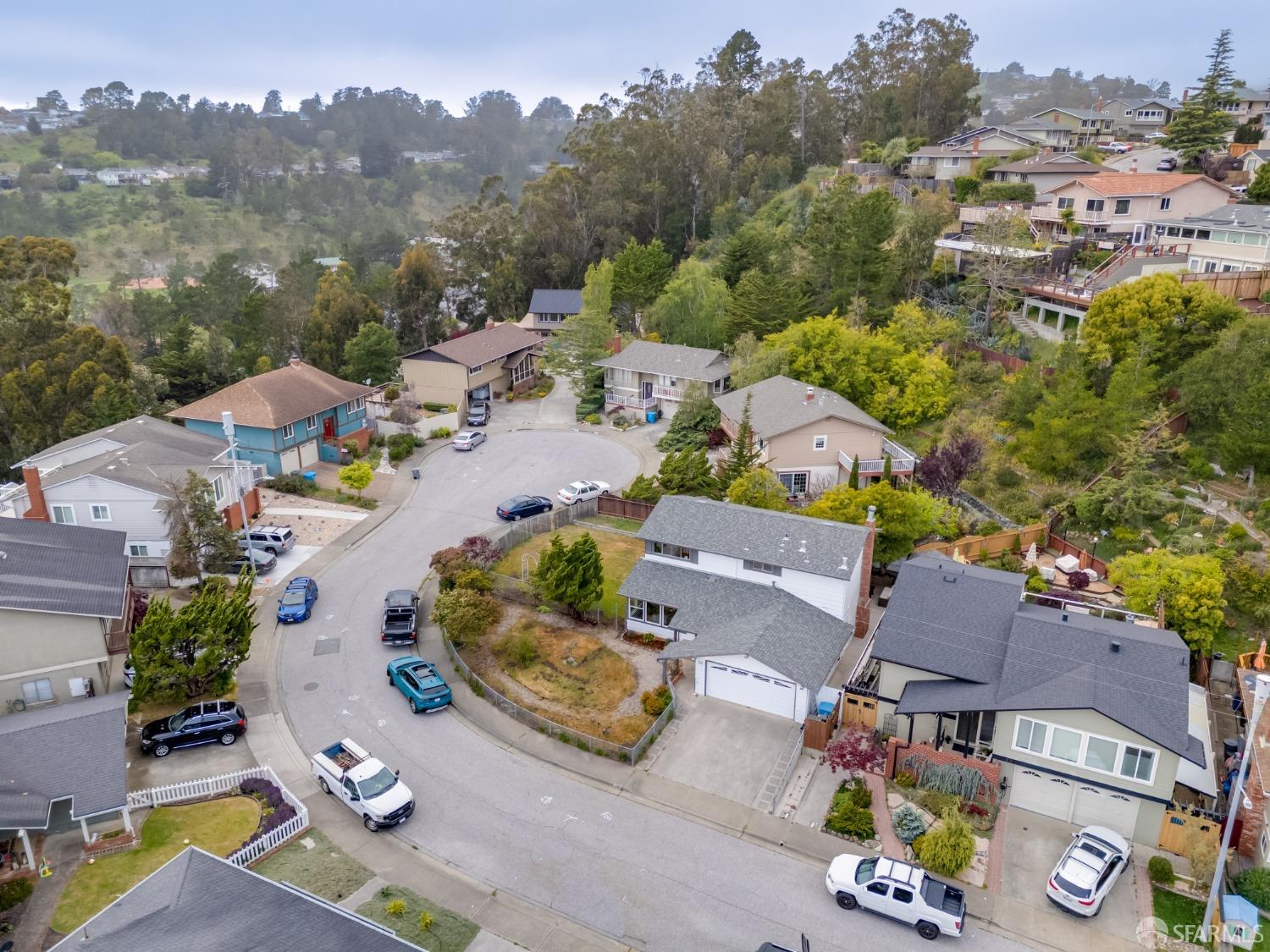 20 Point Reyes Way Pacifica, CA 94044 - Photo 69 of 78 an aerial view of residential houses with outdoor space