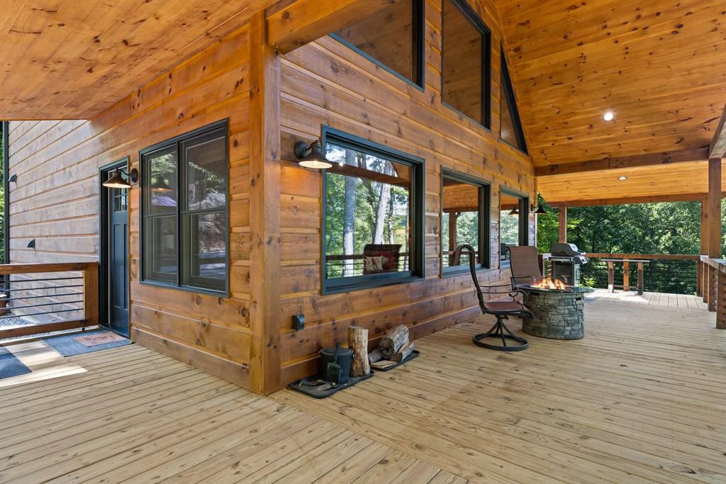 89 Whispering Hawk Trail Morganton, GA 30560 - Photo 24 of 33 a view of outdoor space with seating area