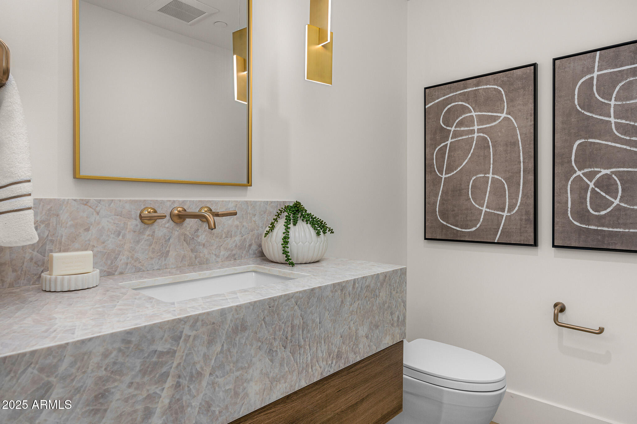 5355 East Desert Vista Road Paradise Valley, AZ 85253 - Photo 34 of 47 powder room