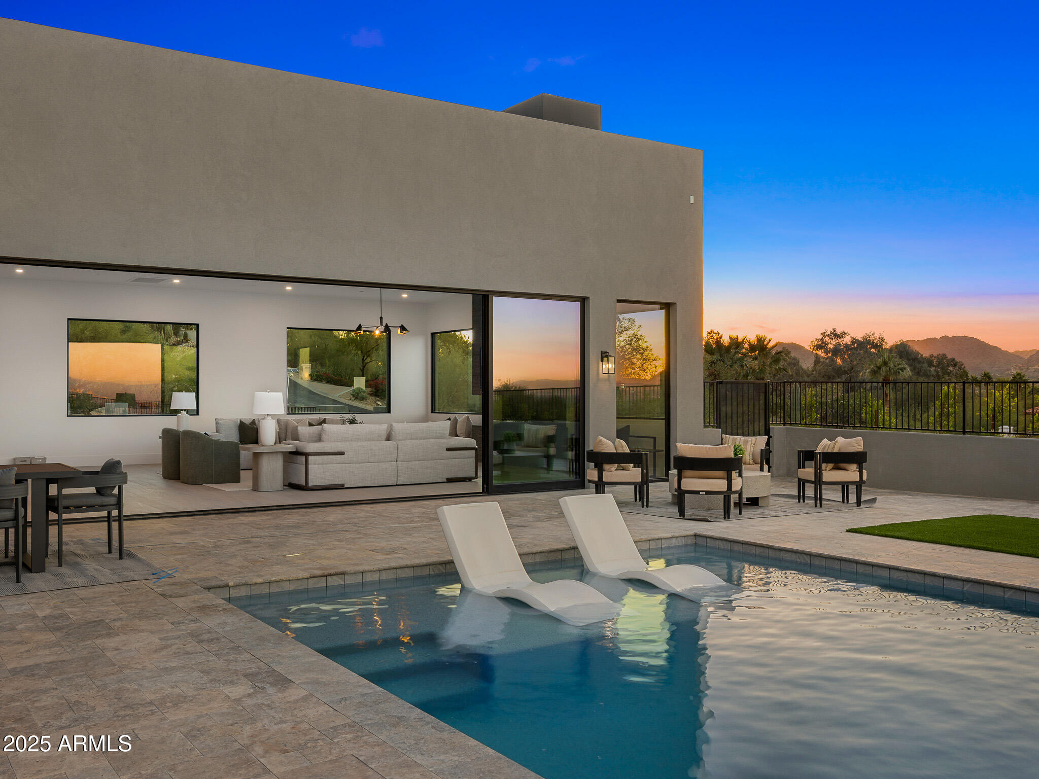 5355 East Desert Vista Road Paradise Valley, AZ 85253 - Photo 42 of 47 indoor outdoor pool lounge