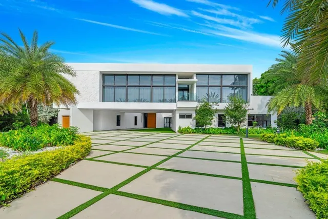 a house with a garden