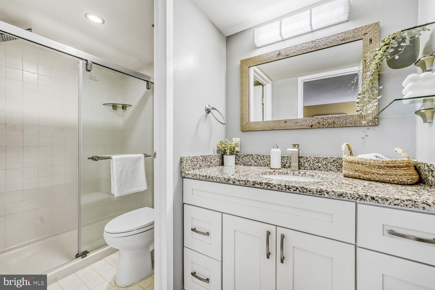 205 East Joppa Road, Unit 808 Towson, MD 21286 - Photo 29 of 36 Spacious guest bathroom has granite countertop
