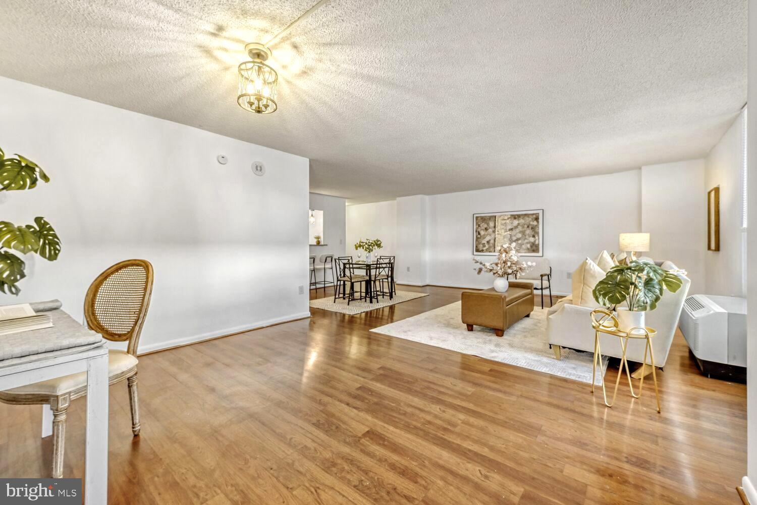 205 East Joppa Road, Unit 808 Towson, MD 21286 - Photo 10 of 37 Open concept living room/dining room area