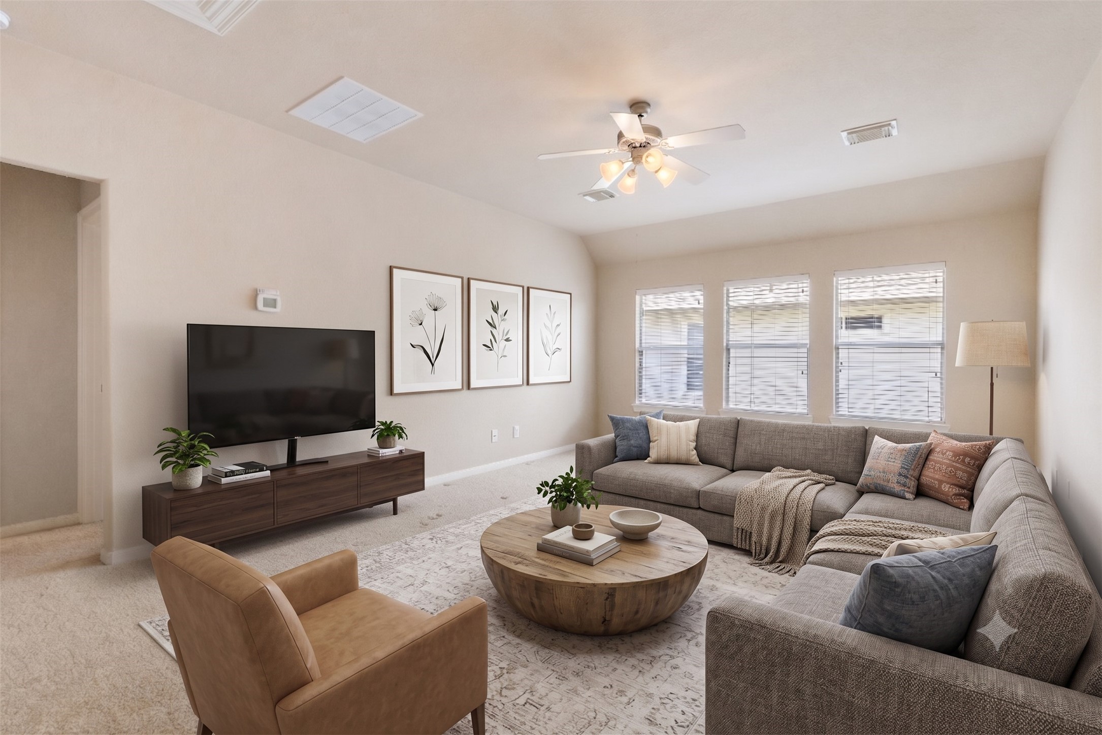 19222 Senterra Lakes Boulevard Spring, TX 77379 - Photo 24 of 45 Massive upstairs game room or media space, offering endless possibilities for a second living area, playroom, or teenage retreat. *This photo has been virtually staged.