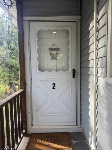 a view of a door